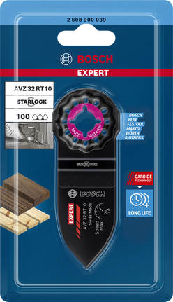 Bosch EXPERT AVZ 32 RT10 sanding finger 32×53 mm.
