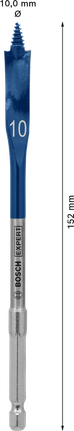 EXPERT Self Cut Speed Spade Drill Bit 10 x 152 mm EXPERT Self Cut Speed Spade Drill Bit 10 x 152 mm