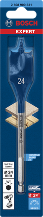 EXPERT Self Cut Speed Spade Drill Bit 24 x 152 mm EXPERT Self Cut Speed Spade Drill Bit 24 x 152 mm