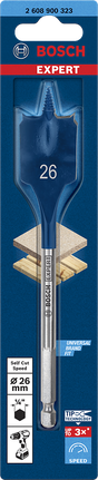 EXPERT Self Cut Speed Spade Drill Bit 26 x 152 mm EXPERT Self Cut Speed Spade Drill Bit 26 x 152 mm