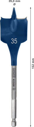 EXPERT Self Cut Speed Spade Drill Bit 35 x 152 mm EXPERT Self Cut Speed Spade Drill Bit 35 x 152 mm