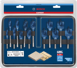 Bosch spade drill bit set 13-piece.