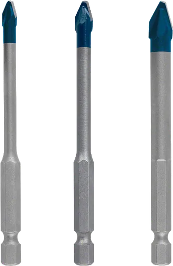 EXPERT HEX-9 Hard Ceramic Drill Bit Set Bosch EXPERT Hard Ceramic HEX-9 Drill Bit Set 3 pcs.