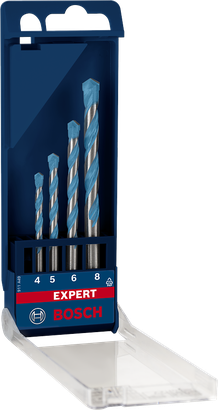 EXPERT CYL-9 Multi Construction Set Bosch EXPERT MultiConstruction drill bit set 4/5/6/8 mm