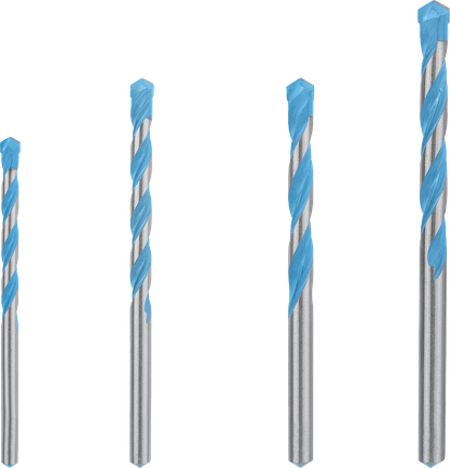 EXPERT MultiConstruction CYL-9 Drill Bit Set 5.5/6/7/8 mm 4-pc Bosch EXPERT MultiConstruction CYL-9 drill bit set 4-piece.