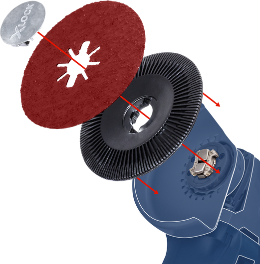 XLOCK Heavy for Inox Wire Wheel, Knotted Wire Bosch Professional