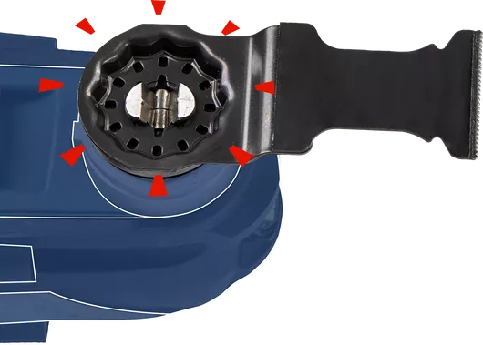 Starlock® Oscillating Multi-Tool Bi-Metal Plunge Cut Blades