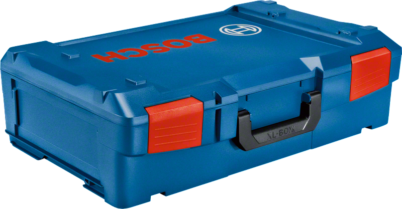 Bosch XL-BOXX tool storage case with handle.