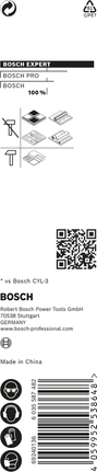 EXPERT HEX-9 MultiConstruction Drill Bit 5 x 50 x 100 mm Bosch EXPERT HEX-9 MultiConstruction drill bit 5 x 50 x 100 mm.