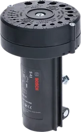 Bosch S41 drill bit sharpener with multiple size guides.