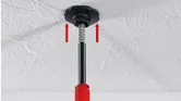 Bosch BT 350 telescopic pole for adjustable work height.