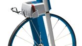 Bosch GWM 40 measuring wheel with steel frame.