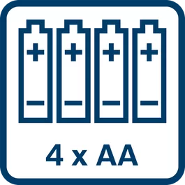 Power supply 4 x AA battery