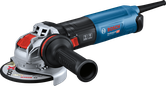 Bosch GWX 17-125 S angle grinder with X-LOCK system.