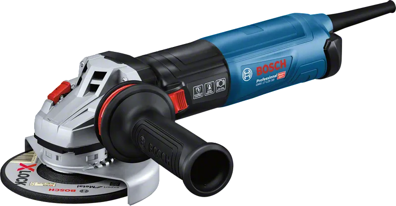 Bosch GWS 17-125 SB angle grinder with side handle.