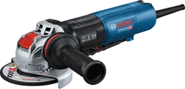 Bosch GWX 17-125 PSB angle grinder with X-LOCK system.