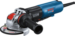 Bosch GWX 17-125 PSB angle grinder with X-LOCK system.