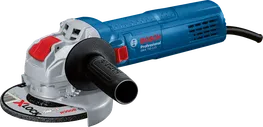 Bosch GWX 750-125 angle grinder with X-LOCK system.