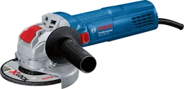 Bosch GWX 750-125 angle grinder with X-LOCK system.