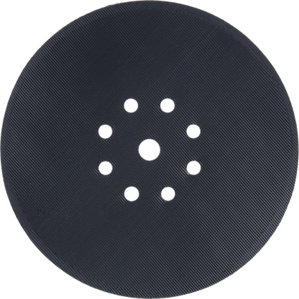 Backing Pad, 215 mm Bosch 215 mm backing pad with 8 perforations.