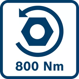 Breakaway torque 800 Nm