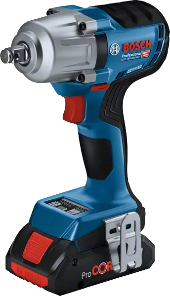 Bosch GDS 18V-450 HC cordless impact wrench, max 450 Nm torque.