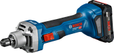 Bosch GGS 18V-20 cordless straight grinder, 24,000 rpm.