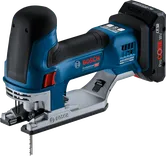 Bosch GST 18V-155 SC cordless jigsaw with 4Ah ProCORE battery.