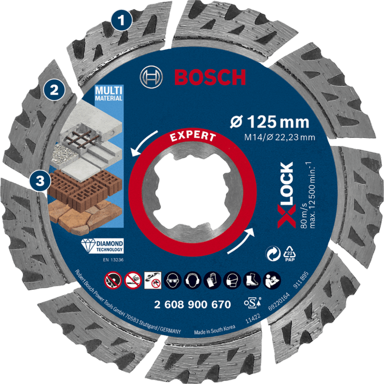 EXPERT MultiMaterial X-LOCK Discs - Bosch Professional