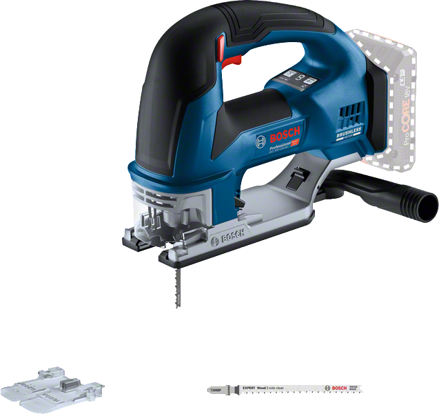 Bosch GST 18V-155 cordless jigsaw with brushless motor.