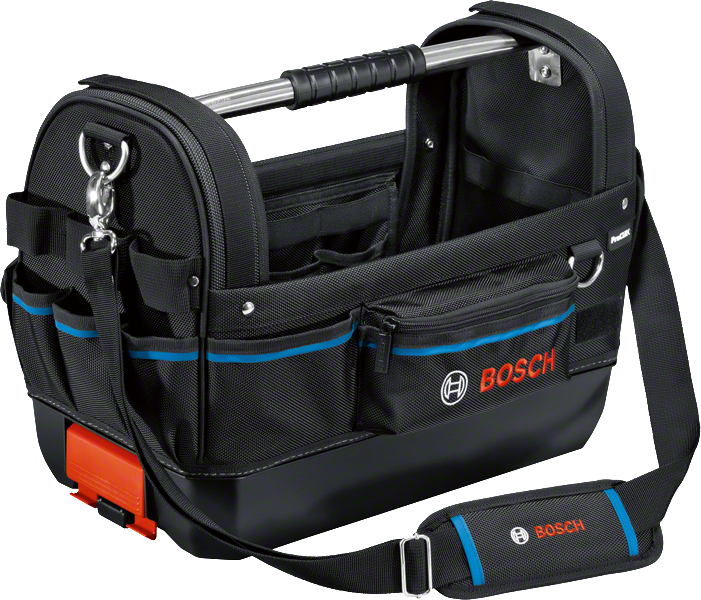 Bosch GWT 20 tool bag with shoulder strap.