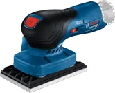Bosch GSS 12V-13 cordless orbital sander, 12V battery.