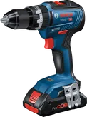 Bosch GSB 18V-55 cordless combi drill with brushless motor.