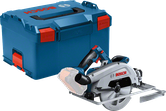 Bosch GKS 18V-68 GC cordless circular saw with L-Boxx case.