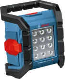 Bosch GLI 18V-1200 C cordless work light with LED panel.