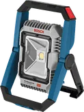 Bosch GLI 18V-1900 LED work light with adjustable stand.