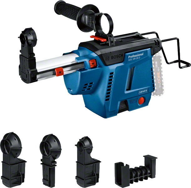 Bosch GDE 18V-26 D dust extractor for drills.