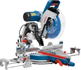 Bosch GCM 12 GDL sliding mitre saw with GTA 3800 stand.
