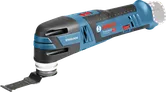 Bosch GOP 12V-28 cordless multi-tool with Starlock blade.