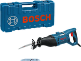 Bosch GSA 1100 E reciprocating saw with case.