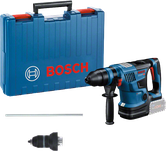 Bosch GBH 18V-34 CF cordless rotary hammer with case.