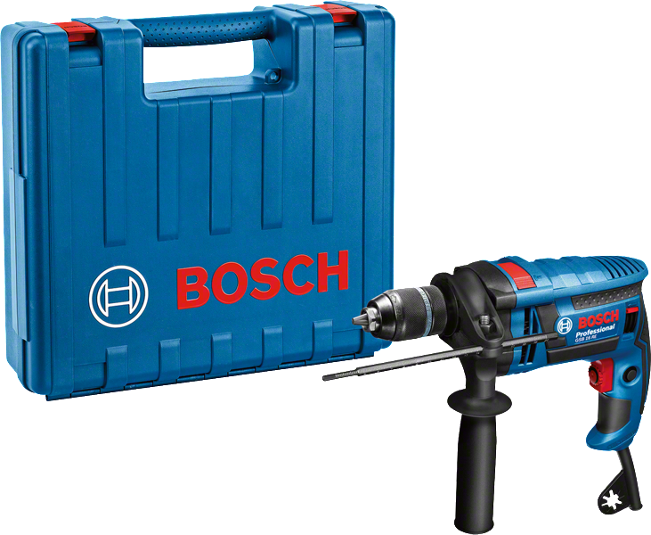 Bosch GSB 16 RE drill with carrying case.