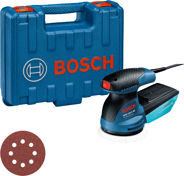 Bleu Bosch Professional 0601372100 GEX 12V-125 