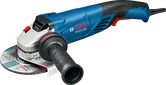 Bosch GWS 18-125 PL INOX angle grinder with ergonomic handle.