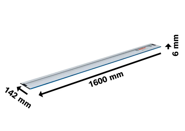 Bosch FSN 1600 guide rail, 1600 mm length.
