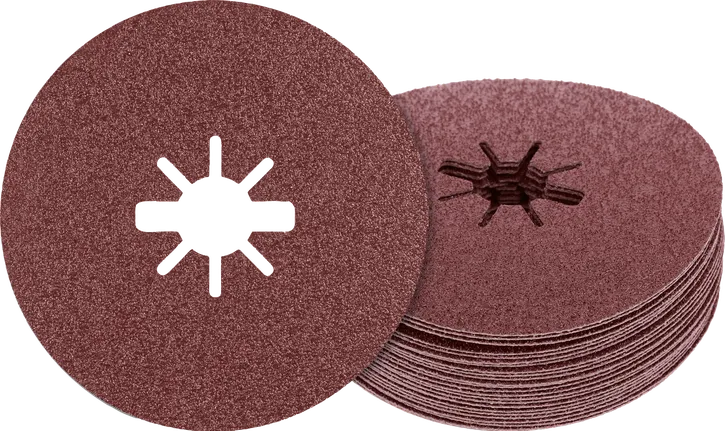 Bosch fiber sanding discs for metal grinding.