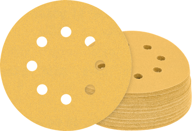EXPERT C470 Sandpaper with 8 holes for Random Orbital Sanders 125 mm, G 40 50-pc EXPERT C470 Sandpaper with 8 holes for Random Orbital Sanders 125 mm, G 40 50-pc