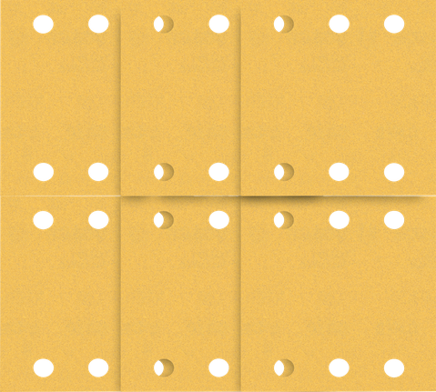 Bosch EXPERT C470 sandpaper set for orbital sanders.