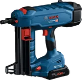 Bosch GNB 18V-38 cordless nailer with ProCORE18V battery.