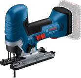 Bosch GST 18V-125 S cordless jigsaw with brushless motor.